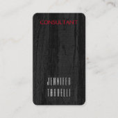 Moderne, minimale grijze achtergrond visitekaartje (Voorkant)