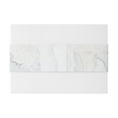 Moderne minimale grijze marmeren bruiloft uitnodigingen wikkel (Achterkant Voorbeeld)