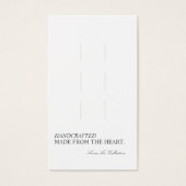 Moderne minimale haarklemmen Accessoires weergeven Visitekaartje (Voorkant)