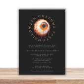 moderne minimale Halloween kostuum party uitnodigi Kaart