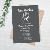 Moderne Minimale Handen Grijs Gewricht Verjaardag Kaart