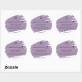 Moderne minimale handgemaakte Homemade Soap Ronde Sticker (Vel)