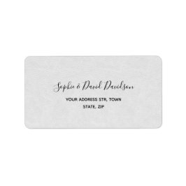 Moderne Minimale Handgeschreven Huwelijk Etiket
