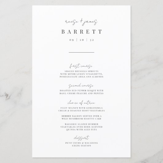 Moderne Minimale handgeschreven kabelverbinding (Voorkant)