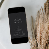 Moderne Minimale handgeschreven repetitie van het  Kaart