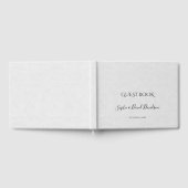 Moderne minimale handschrift bruiloft planner gastenboek (Volledig)