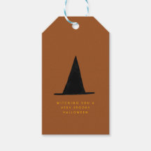 Moderne, minimale Happy Spooky Halloween Witch Pet