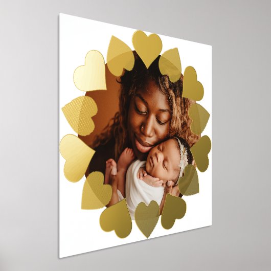 Moderne minimale hart foto Custom Folie Afdrukken (Laagn)