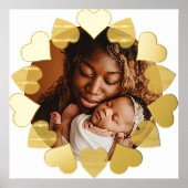 Moderne minimale hart foto Custom Folie Afdrukken (Voorkant)