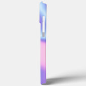 Moderne minimale holografische gradiënt paars roze Case-Mate iPhone case (Achterkant / Links)