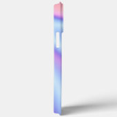 Moderne minimale holografische gradiënt paars roze Case-Mate iPhone case (Achterkant / Rechts)