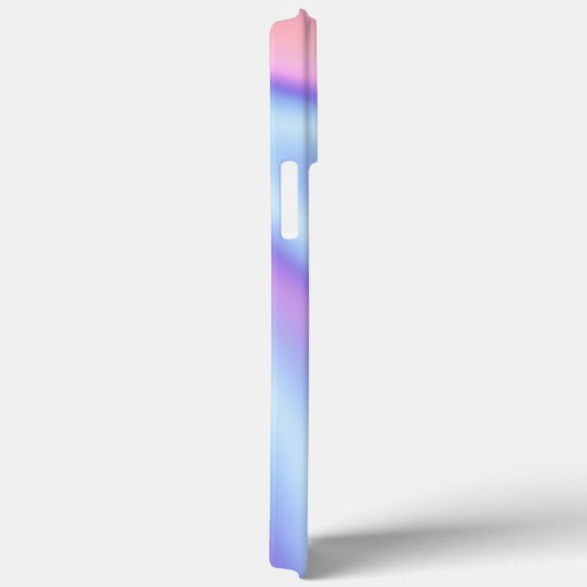 Moderne minimale holografische gradiënt paars roze Case-Mate iPhone case (Achterkant / Rechts)
