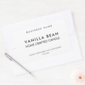 Moderne, minimale Homemade Candle Label Sticker (Envelop)