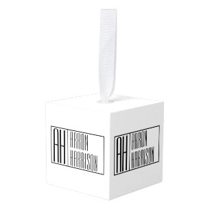 Moderne minimale Initialen en Logo naam Decoratie