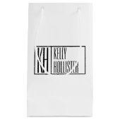 Moderne minimale Initialen en Logo naam Klein Cadeauzakje (Voorkant)