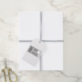 Moderne Minimale Initialen & Naam Logo Cadeaulabel (Met Touw)