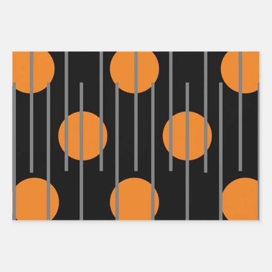 moderne minimale inpakpapier Flat Sheet Set van 3 (Voorkant)