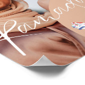 Moderne minimale Islamitische Ramadan Mubarak Foto Poster (Hoek)