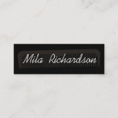 Moderne minimale kappers mini visitekaartje (Voorkant)