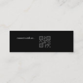 Moderne minimale kappers mini visitekaartje (Achterkant)