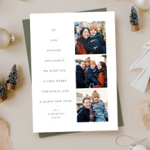 Moderne minimale kerstboom drie foto's