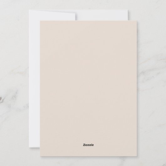 moderne minimale kerstfeestkaart feestdagenkaart (Achterkant)