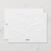 Moderne, minimale kerstfoto-kaart feestdagenkaart (Achterkant)