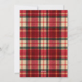 MODERNE MINIMALE KERSTKAART (Achterkant)
