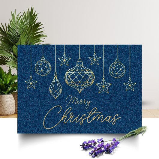 Moderne Minimale Kerstkaart Kaart