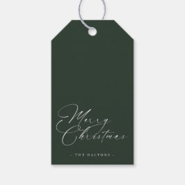 Moderne Minimale Kerstvakantie | Cadeaubijsluiter Cadeaulabel