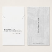 Moderne minimale Ketting Display Kaart (Voorkant /achterkant)