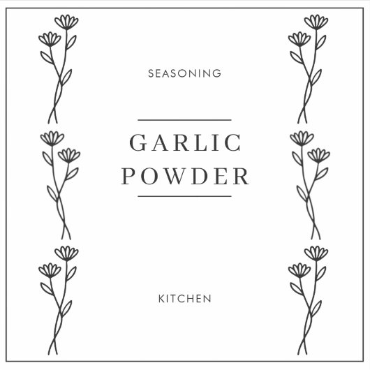 Moderne minimale keukenkrabbers sticker (Voorkant)