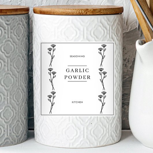 Moderne minimale keukenkrabbers sticker