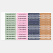 Moderne minimale Kinder waterdichte keurmerken Labels (Vel)