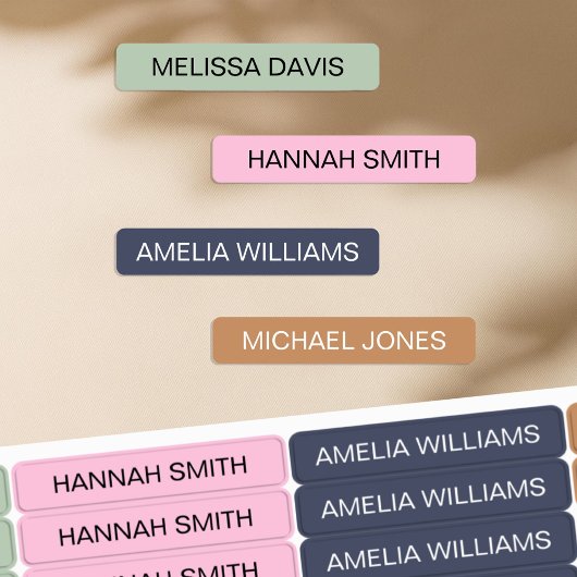 Moderne minimale Kinder waterdichte keurmerken Labels