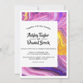 Moderne minimale kleurrijke Abstracte weduwschap Kaart (Voorkant)