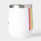 MODERNE MINIMALE kleurrijke eenvoudige regenboogtr (Links)