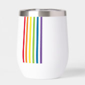 MODERNE MINIMALE kleurrijke eenvoudige regenboogtr (Achterkant)