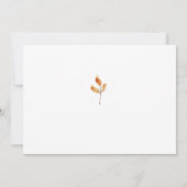 Moderne minimale kruisfoto doop bedankkaart (Achterkant)