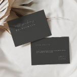 Moderne minimale legant Bridesmaid-conceptkaart Kaart<br><div class="desc">Het ontwerp is voorzien van een handgeschreven lettertype en een modern, minimalistisch ontwerp. Ontworpen om te coördineren met voor het Collectie van de Uitnodiging van de Weddenschap "SERENA". Klik op "Personaliseren" als je details wilt wijzigen. Om de tekst te verplaatsen of de grootte, de doopvont, of de kleur te veranderen,...</div>