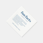 Moderne minimale leuke weetjes Verjaardag Servet (Hoek)