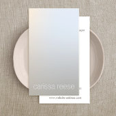 Moderne, minimale lichtzuchtige zilver Professiona Visitekaartje