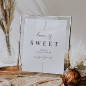 Moderne Minimale Lijst van het Dessert van het Man Poster