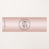 Moderne, minimale Logo met goudgradiënt voor meisj Yogamat (Voorkant (horizontaal))