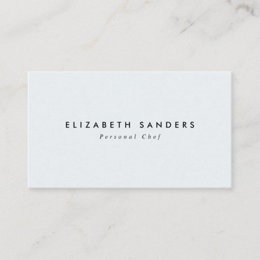 Moderne minimale Luxe Boutique QR CODE Business Ca Visitekaartje (Voorkant)