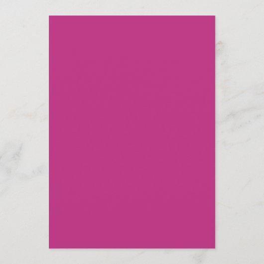 Moderne minimale magenta met wapenweddenschap menu (Achterkant)
