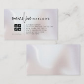 Moderne minimale make-up artiest parel visitekaartje (Voorkant / Achterkant)