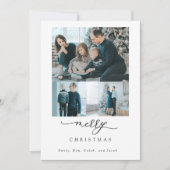 Moderne Minimale Manuscript 3 de Foto van de Kerst (Voorkant)