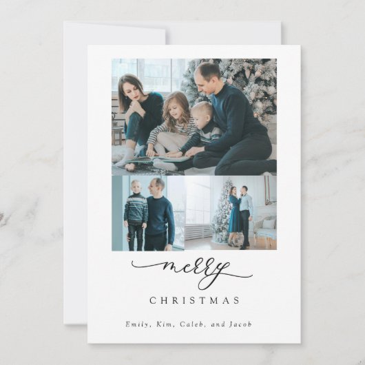 Moderne Minimale Manuscript 3 de Foto van de Kerst (Voorkant)