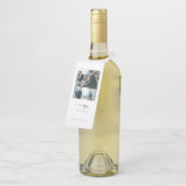 Moderne Minimale Manuscript 3 de Foto van de Kerst Flessenhanger (Schuin)